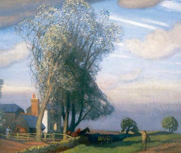 Willow Tree Farm Artwork by Sir George Clausen