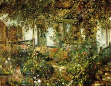 Farmyard in Bloom Artwork by Lovis Corinth
