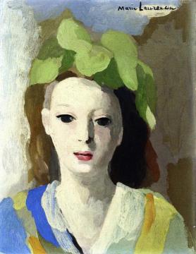 Young Woman With Hat Artwork by Marie Laurencin
