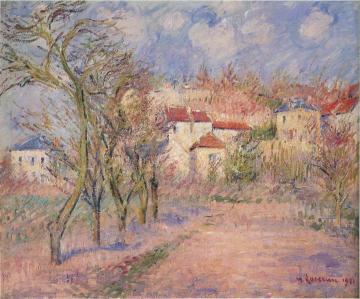 Spring in Herouville Artwork by Gustave Loiseau