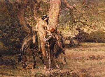 A Knight Errant Artwork by Anna Mary Richards Brewster