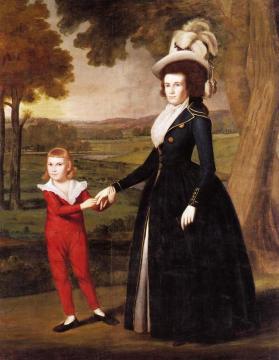 Mrs. William Moseley and Her Son Charles Artwork by Ralph Earl