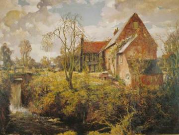 The Mill, Weston Turville, Buckinghamshire Artwork by Alexander Jamieson