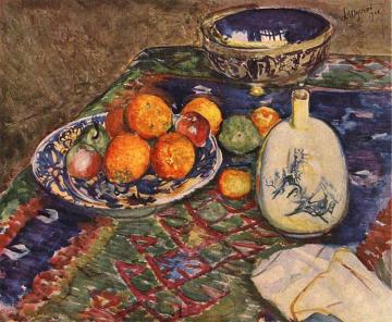 Still Life With Oranges Artwork by Leon Jan Wyczolkowski