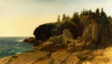 Whitehead Cliffs, Maine Artwork by Aaron Draper Shattuck