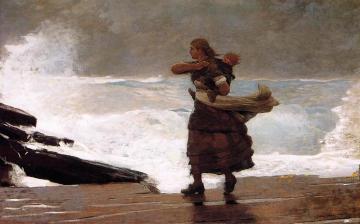 The Gale Artwork by Winslow Homer