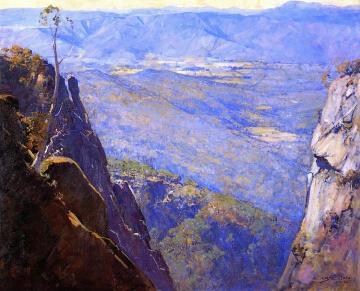 Blue Depths Artwork by Sir Arthur Streeton