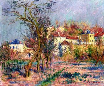 The Hermitage, Plum Trees In Flower Artwork by Gustave Loiseau