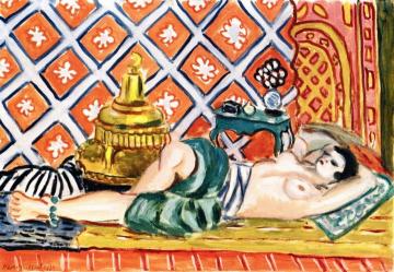Reclining Odalisque Artwork by Henri Matisse