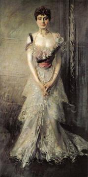 Portrait of Maria Eulalia of Spain Artwork by Giovanni Boldini