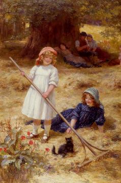 Summer's Fun Artwork by George Sheridan Knowles