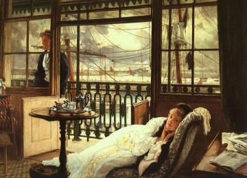 A Passing Storm Artwork by James Tissot