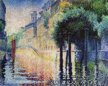Rio San Trovaso, Venice Artwork by Henri Edmond Cross