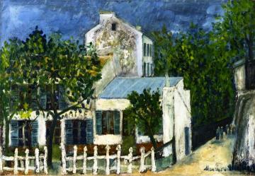 The Lapin Agile Artwork by Maurice Utrillo