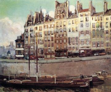 Ile de la Cite, Paris Artwork by Alson Skinner Clark