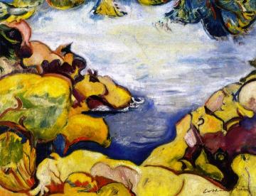 By the Sea, La Ciotat Artwork by Emile-othon Friesz