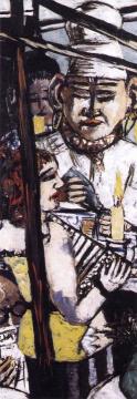 Perseus (Triptych - Left Panel) Artwork by Max Beckmann