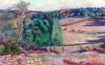 Farm Pasturage at Crozant Artwork by Armand Guillaumin