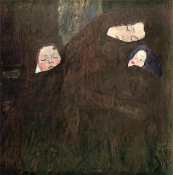 Mother with Children Artwork by Gustav Klimt
