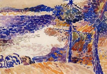 Pines by the Sea Artwork by Henri Edmond Cross