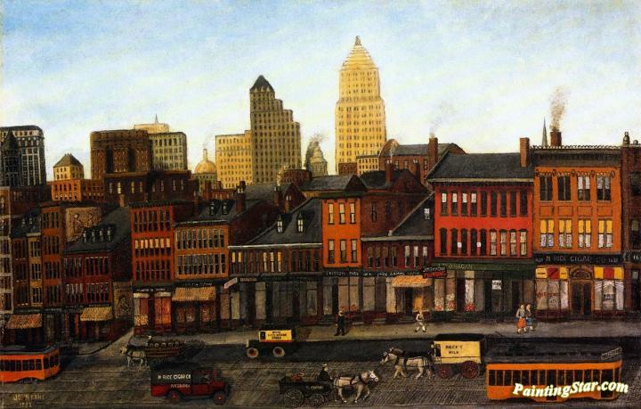 From My Studio Window, 1932 Artwork by John Kane