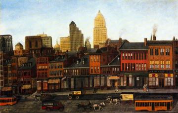 From My Studio Window, 1932 Artwork by John Kane