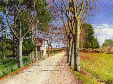 The Road from Cailhauvers Cailhavel Artwork by Achille Lauge