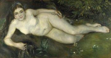 A Nymph by a Stream Artwork by Pierre Auguste Renoir