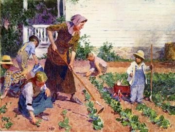 In the Garden Artwork by Edward Potthast