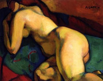 Female Nude Lying Down Artwork by André Lhote