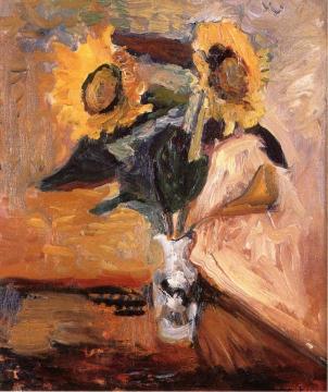 Vase Of Sunflowers Artwork by Henri Matisse