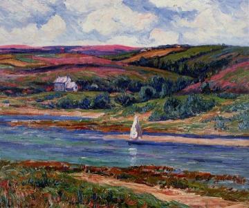 The River at Belon Artwork by Henry Moret