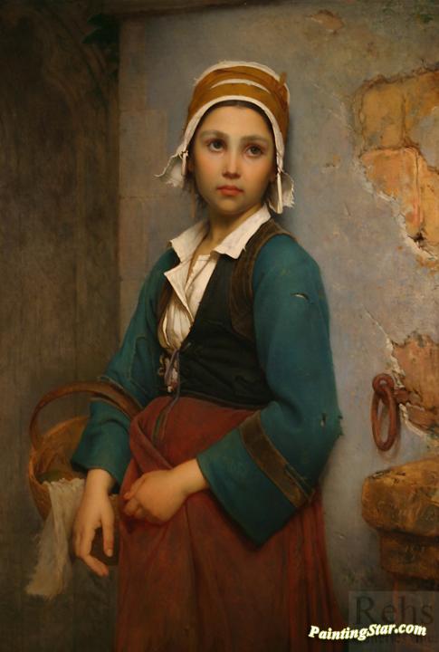 The Lonely Maid Artwork by Emile Auguste Hublin