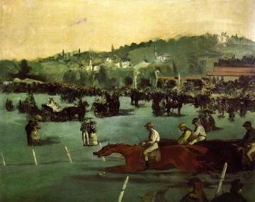 The Races In The Bois De Boulogne Artwork by Edouard Manet