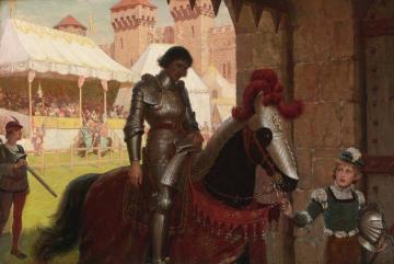 Vanquished Artwork by Edmund Blair Leighton