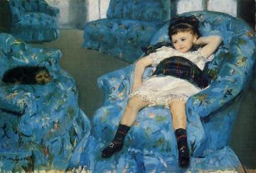Portrait of a Little Girl Artwork by Mary Cassatt