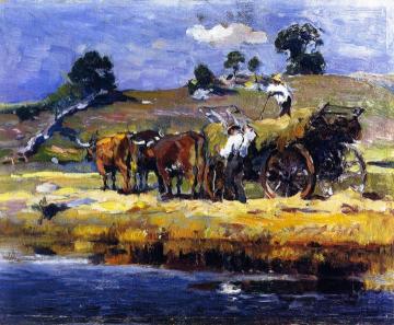 Salt Haying Artwork by Mathias J. Alten