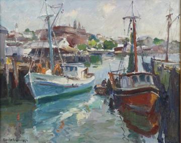 In Port Artwork by Emile Gruppe