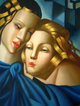 Girls Artwork by Tamara De Lempicka