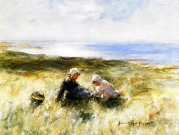 On the Sands, Carnoustie Artwork by Robert Gemmell Hutchison