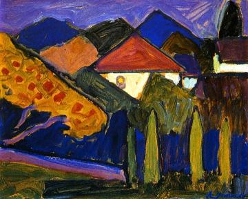 Murnau in High Summer Artwork by Alexej Jawlensky
