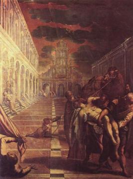 The Body Of Saint Mark Brought To Venice Artwork by Tintoretto Jacopo