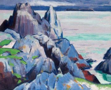 The Cathedral Rock, Iona Artwork by Francis Campbell Boileau Cadell