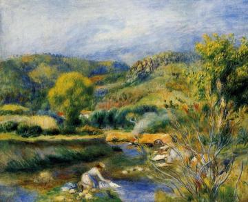 The Laundress Artwork by Pierre Auguste Renoir