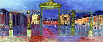 The Entrance To The Versailles Palace Artwork by Raoul Dufy