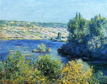 The Seine at Vetheuil Artwork by Claude Oscar Monet