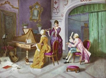 The Recital Artwork by Pio Ricci