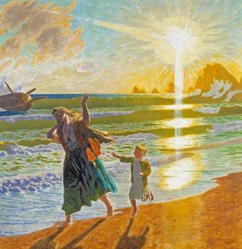 After The Storm (efter Stormen) Artwork by Jans Ferdinand Willumsen