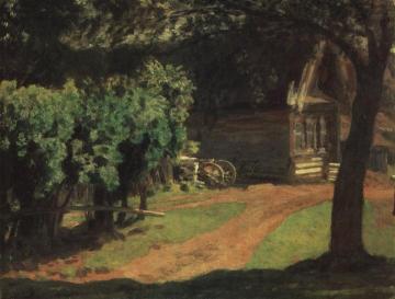 Village Artwork by Nikolai Krymov