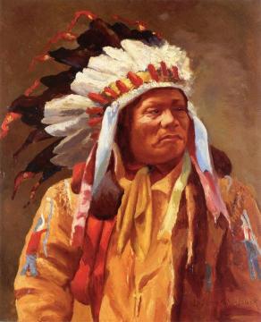 He Dog Sioux Reservation Artwork by Laverne Nelson Black